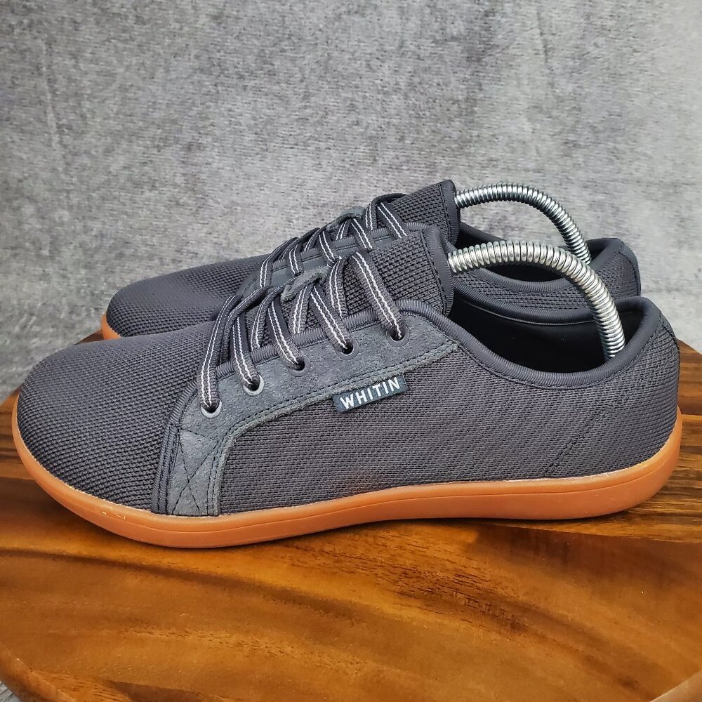 Whitin Barefoot Shoes Men's 9.5 43 Gray Canvas Minimalist Athletic Sneakers - Picture 3 of 8